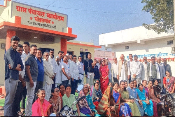 पाणी व स्वच्छतेत घोडसगावची झेप ग्राम स्वच्छता अभियानात द्वितीय क्रमांक