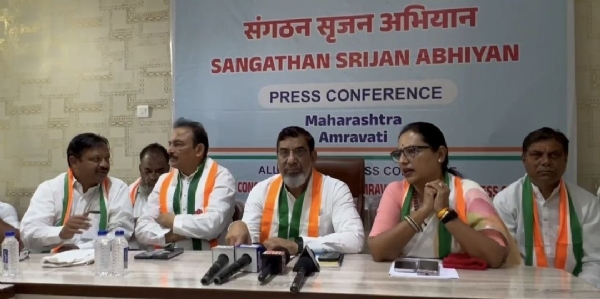 अमरावतीत काँग्रेसचे ‘संघटन सृजन अभियान’ वेगात; पदाधिकारी-कार्यकर्त्यांना मार्गदर्शन