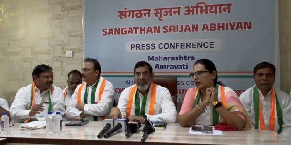 अमरावतीत काँग्रेसचे ‘संघटन सृजन अभियान’ वेगात; पदाधिकारी-कार्यकर्त्यांना मार्गदर्शन