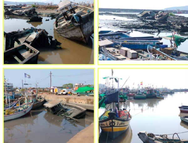 मच्छीमारी नौकांचे सांगाडे