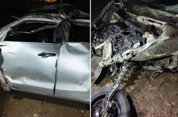 अमरावती-अकोला महामार्गावर भीषण अपघात;  चहा पिऊन परतणाऱ्या ४ तरुणांचा जागीच मृत्यू