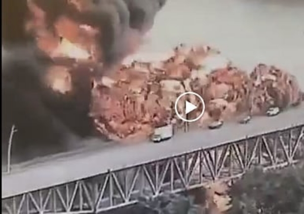 पनामामध्ये इंधन टँकरचा भीषण स्फोट, अनेक जण जखमी