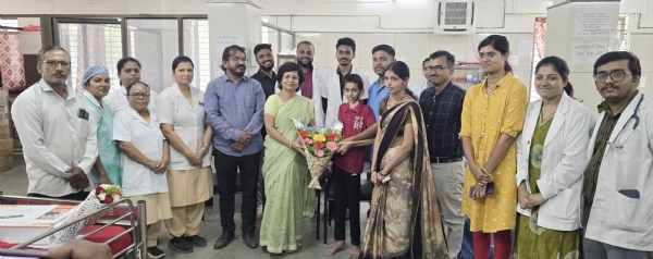 जी बी एस आजारातून बरा झालेला रुग्ण