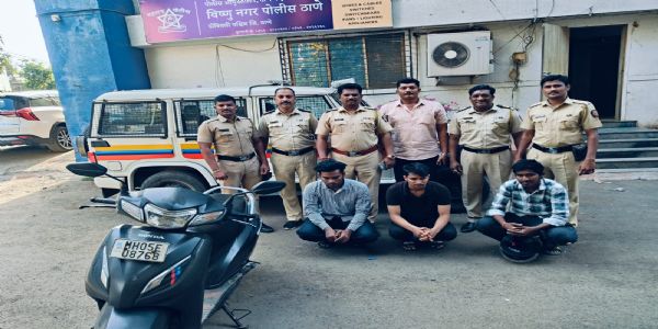 डोंबिवली -दुचाकीवर स्टंटबाजी केल्याप्रकरणी तिघांना अटक