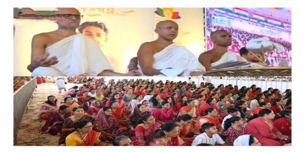 कोल्हापुरात नवकार महामंत्र पठण; जागतिक शांततेचा संदेश देणारा भव्य उपक्रम