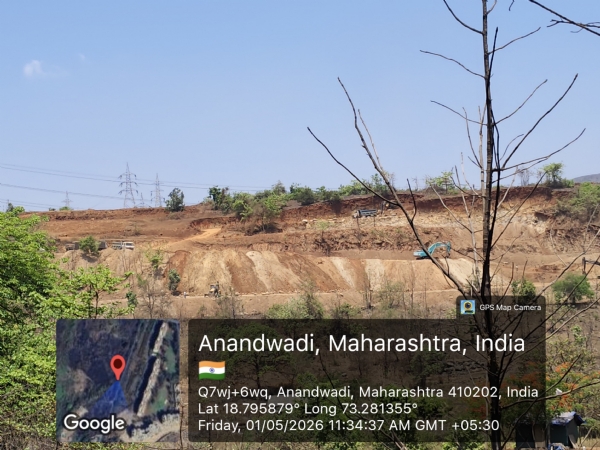 Illegal soil excavation in Anandwadi-Savarali; Question mark on the role of the Revenue Department
