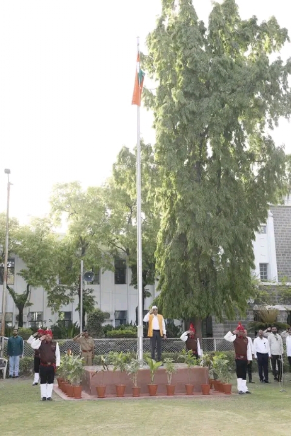 अ