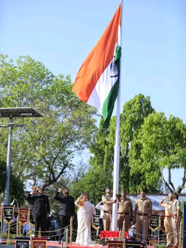 अ