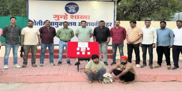 घरफोडी करणाऱ्या सराईत टोळीतील दोघे मध्यप्रदेशातून जेरबंद