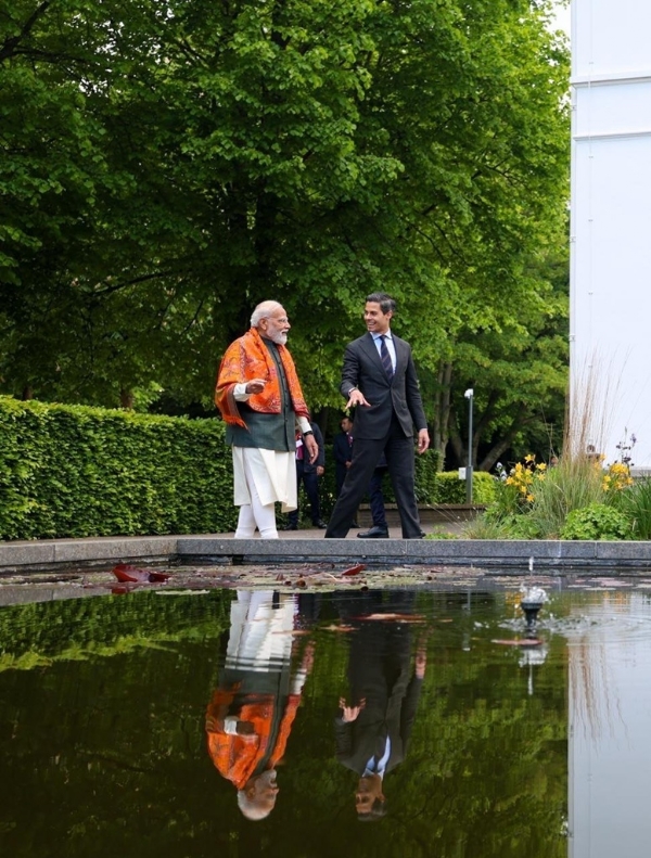 Netherlands PM Rob Jetten and Indian PM Narendra Modi Netherlands PM Rob Jetten and Indian PM Narendra Modi
