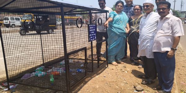 रत्नागिरी : सावर्डे येथे प्लास्टिक बाटल्या संकलनगृहाची स्थापना