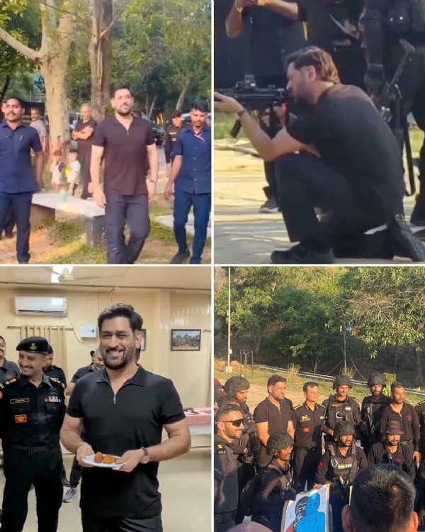 महेंद्रसिंग धोनीची चेन्नईमधील एनएसजीच्या प्रादेशिक केंद्राला भेट महेंद्रसिंग धोनीची चेन्नईमधील एनएसजीच्या प्रादेशिक केंद्राला भेट