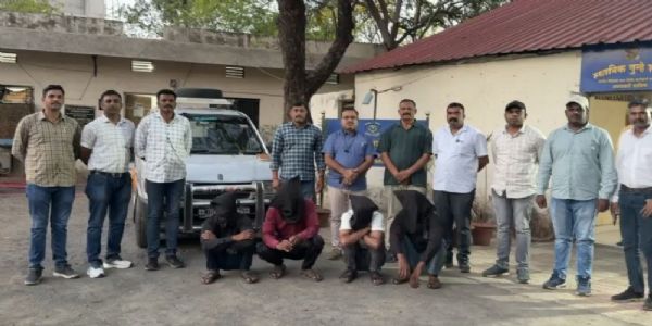 ऍल्युमिनियम तार चोरी प्रकरण उघड; चार आरोपी अटकेत, ५.२० लाखांचा मुद्देमाल जप्त
