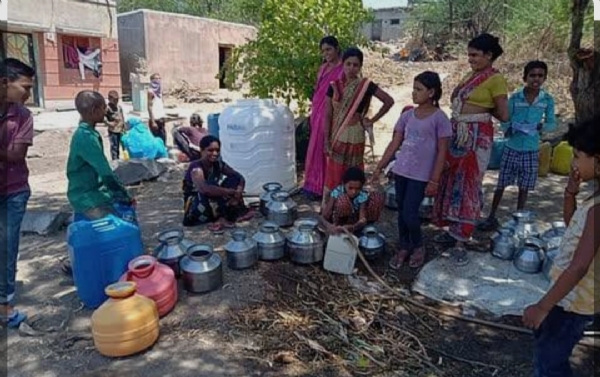 Water shortage is severe