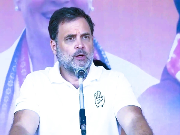 राहुल गांधी, हरियाणातील सभेत बोलताना राहुल गांधी, हरियाणातील सभेत बोलताना