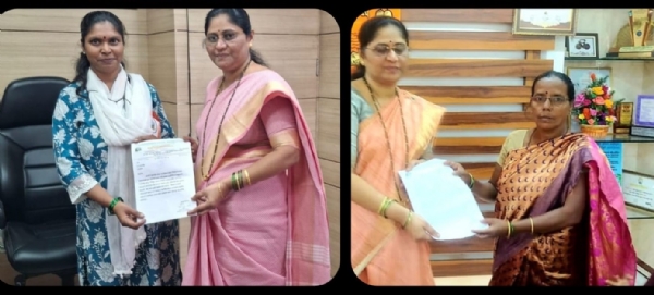 परित्यक्तांना रोजगार देण्याची मागणी करणारे निवेदन परित्यक्तांना रोजगार देण्याची मागणी करणारे निवेदन