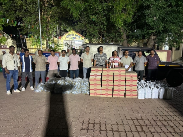 अहेरी पोलिसांनी जप्त केलेला मुद्देमाल