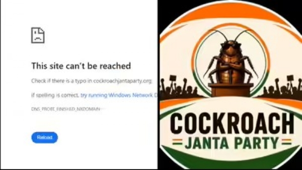 Cockroach Janata Party Website Also Shut Down Cockroach Janata Party Website Also Shut Down