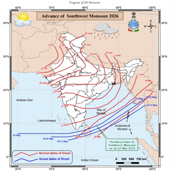 Monsoon Progress Accelerates Early Arrival Likely MH Monsoon Progress Accelerates Early Arrival Likely MH