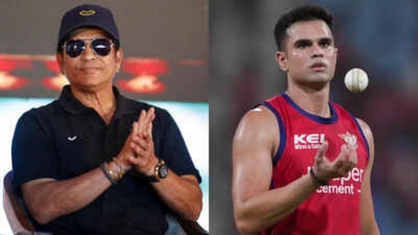 अर्जुन तेंडलुकर आणि सचिन तेंडुलकरचा संग्रहित फोटो
