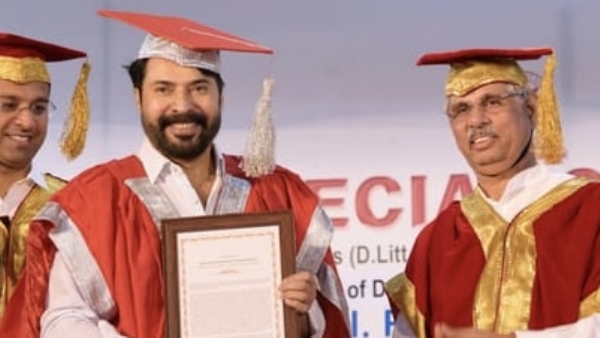 मल्याळम अभिनेता ममूटी यांना तिसरी मानद डॉक्टरेट प्रदान