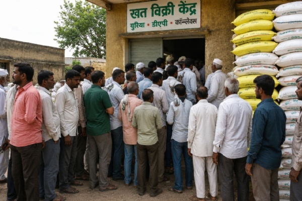 यूरिया, डीएपीसाठी शेतकऱ्यांची कसरत, रेशनिंगमुळे रोष यंदा मागणीपेक्षा कमी साठा यूरिया, डीएपीसाठी शेतकऱ्यांची कसरत, रेशनिंगमुळे रोष यंदा मागणीपेक्षा कमी साठा