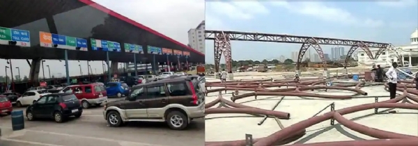 Preparations Reopen Kharegaon Toll Plaza MNS Opposition