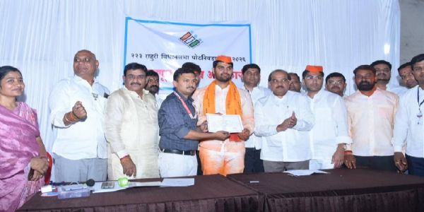राहुरीत भाजपचे अक्षय कर्डिले १ लाख १२ हजार ५८७ विक्रमी मतांनी विजयी