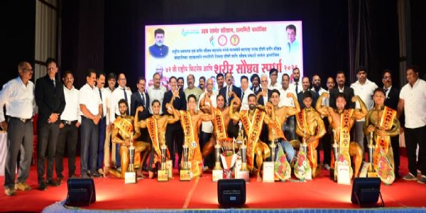 महाराष्ट्राचा आझाद जैनवाल बहात्तराव्या राष्ट्रीय बॉडी बिल्डिंग स्पर्धेचा 'भारत श्री'