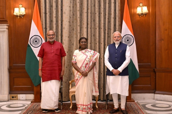 President and Prime Minister Extend Birthday Wishes to Vice President Radhakrishnan