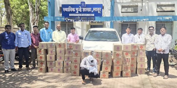स्थानिक गुन्हे शाखेची कारवाई : अवैध देशी दारू वाहतूक करणारा आरोपी रंगेहात पकडला