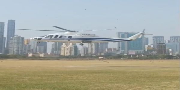 ठाणे ग्रामीण पट्ट्यातील वादळाचा फटका, उपमुख्यमंत्री शिंदेंचे हेलिकॉप्टर भरकटले