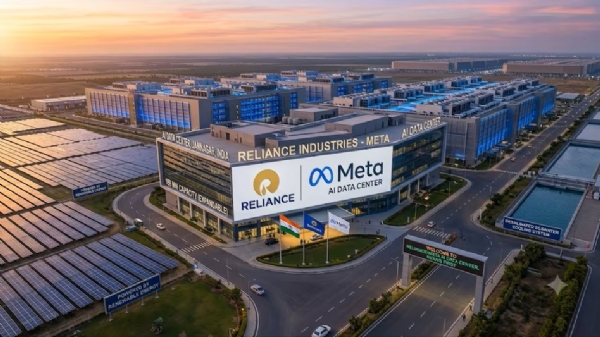 Reliance Build 168 MW Data Center Jamnagar Partnership Meta