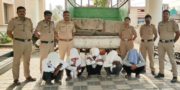 विहिरीचे साहित्य चोरणाऱ्या टोळीचा भंडाफोड ; सहा जणांना अटक