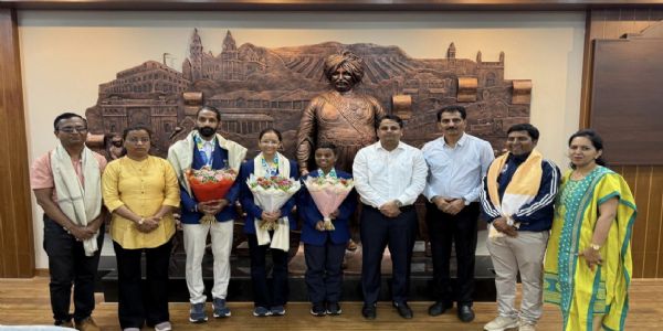खेळामध्ये कोल्हापूर अग्रगण्य राहील यासाठी खेळाडूंना सहकार्य करण्यात येईल - जिल्हाधिकारी