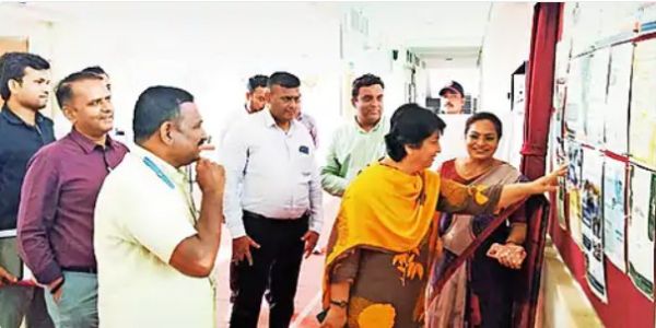 अमरावती - नयना गुंडे यांच्याकडून विद्यापीठाच्या इन्क्युबेशन सेंटरचे कौतुक