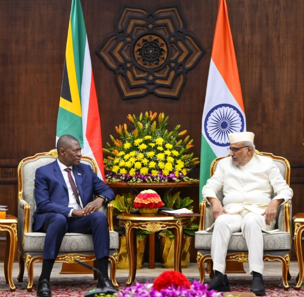 South African Vice President Meets C.P. Radhakrishnan