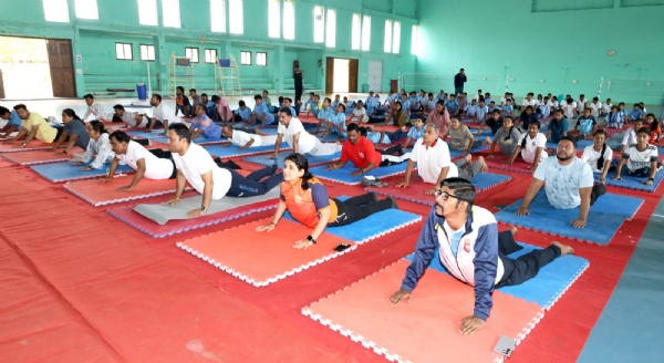 Yoga is essential for a healthy and happy life: District Collector Kishan Javale