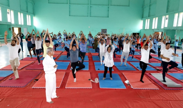 Yoga is essential for a healthy and happy life: District Collector Kishan Javale