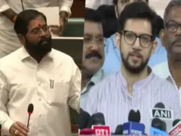 Opposition stages walkout verbal clash between Aaditya Thackeray Shinde Opposition stages walkout verbal clash between Aaditya Thackeray Shinde