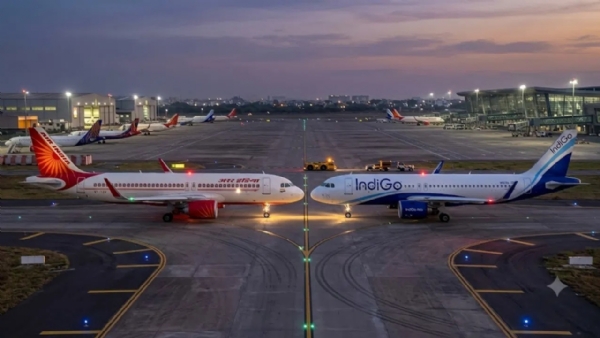 Air India IndiGo flight