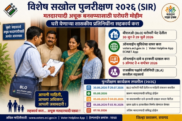 Voter list revision gathers pace; BLOs to conduct house visits starting June 30. Voter list revision gathers pace; BLOs to conduct house visits starting June 30.