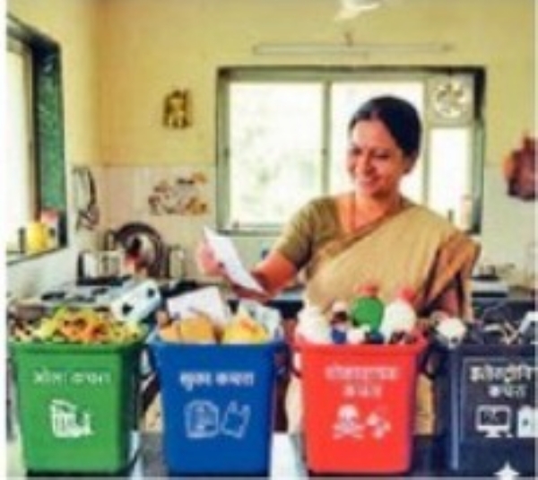 आता प्रत्येकांना कचऱ्याचे घरातच करावे लागणार चार प्रकारांत वर्गीकरण ओला, सुका, घातक आणि स्वच्छता कचरा आता प्रत्येकांना कचऱ्याचे घरातच करावे लागणार चार प्रकारांत वर्गीकरण ओला, सुका, घातक आणि स्वच्छता कचरा