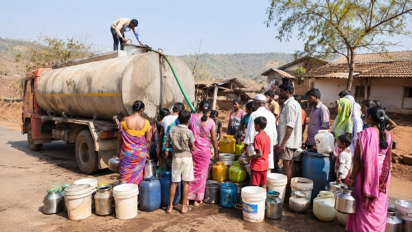 40 tankers immediately deployed 39 villages 127 hamlets Thane district 40 tankers immediately deployed 39 villages 127 hamlets Thane district