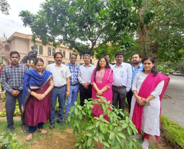 Tree Plantation at Maharashtra Sadan