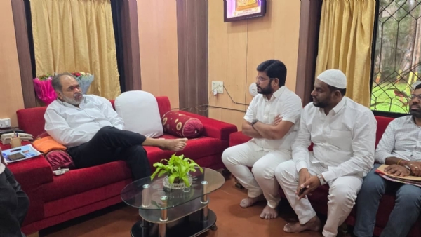 नगराध्यक्ष परमेश्वर कदम यांनी घेतली आ. विनय कोरे यांची भेट