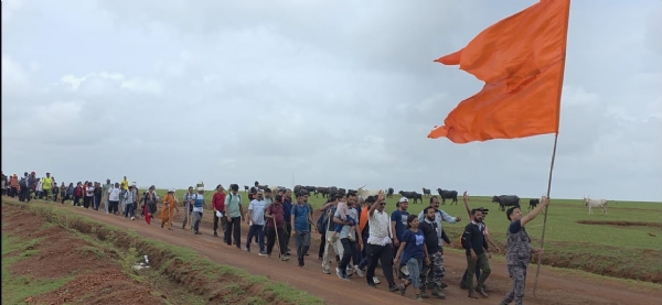पन्हाळगड–पावनखिंड प्रेरणायात्रेला उत्साहपूर्ण प्रारंभ