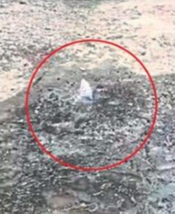 दोन महिन्यांपासून जलवाहिनी फुटली दोन महिन्यांपासून जलवाहिनी फुटली