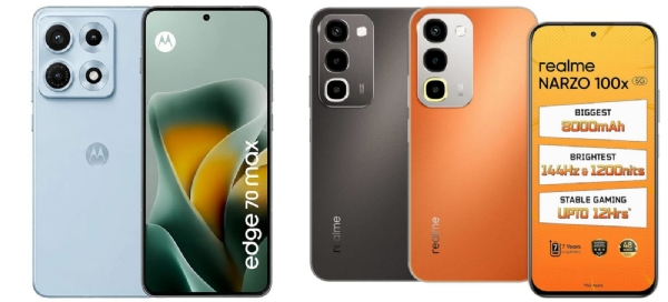 Motorola Edge 70 Max  Realme Narzo 100x 5G Smartphones Launched India