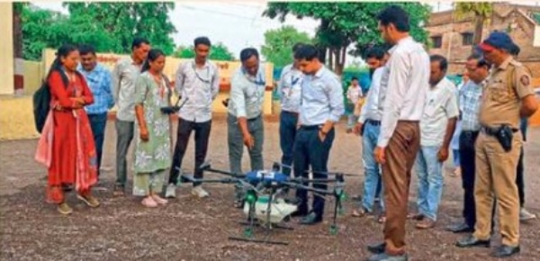 आकाशातून मिळणार शेतीला नवी दिशा आकाशातून मिळणार शेतीला नवी दिशा